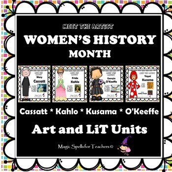 Preview of Female Artists Activities  - Women's History Month Art Activities