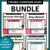 Female Composer Worksheets Bundle