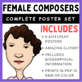Female Composers Classroom Posters