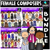 Female Composers Clip Art Bundle {Educlips Clipart}