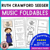 Female Composer Worksheets - RUTH CRAWFORD SEEGER