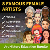 8 Female Famous Artists Education Bundle