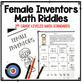 Preview of Female Inventors Math Riddles