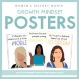 Women's History Month | Musicians Growth Mindset Posters