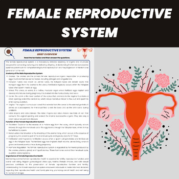Preview of Human Female Reproductive System and Organs | Anatomy and Physiology Unit
