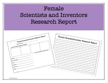 Preview of Female Scientists and Inventors Research Reports