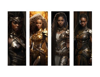 Preview of Female Warrior Bookmarks