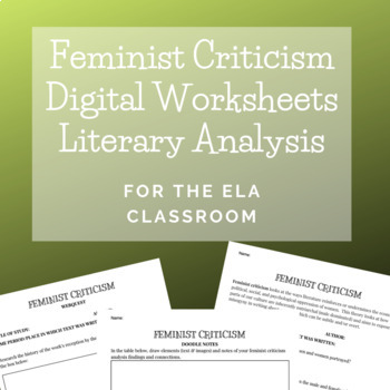 feminist critical analysis