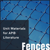 Fences by August Wilson Unit Materials | For AP Lit & Uppe