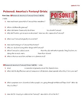 Preview of Fentanyl Hyperdoc - Poisoned America's Fentanyl Crisis