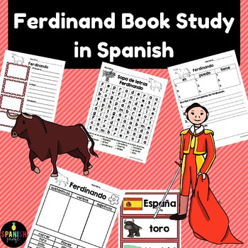 Preview of Ferdinand Book Study in Spanish (Ferdinando libro)