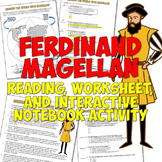 Ferdinand Magellan Reading, Worksheet, and Interactive Not