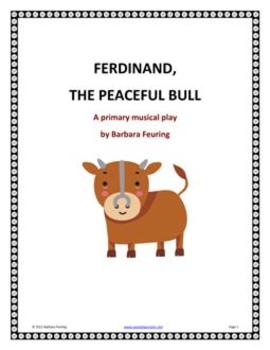 Preview of Ferdinand, the Peaceful Bull - A Primary Musical Play