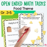 Open Ended Math Questions | Math Challenges with a Food Theme