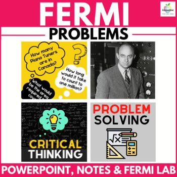 Preview of Fermi Unit | Questions & Problem Solving | Project Based Learning Math Tasks