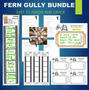 Preview of Fern Gully (Ferngully) Movie Guide BUNDLE - Study Guide, Movie Ticket, Bracelet