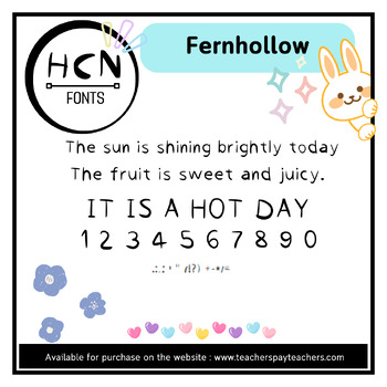 Preview of Fern Hollow Fonts