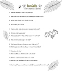 FernGully Movie Comprehension Questions & Short Response Q