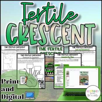 Preview of Fertile Crescent Activity | Mesopotamia - Print and Digital