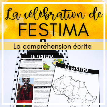 Preview of Festima French Reading Comprehension or compréhension de lecture