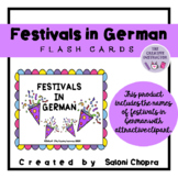 Festivals in German- Flash Cards