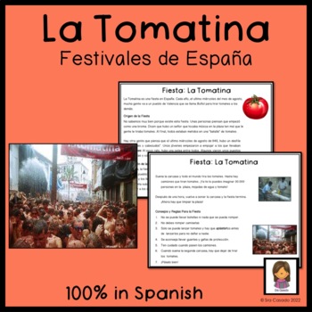 Preview of Spanish culture La Tomatina