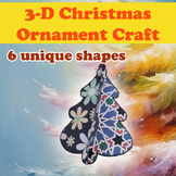 Festive 3-D Christmas Ornament Paper Craft