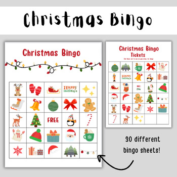 Festive Bingo: A Christmas-Themed Bingo Game/ Christmas Bingo | TPT