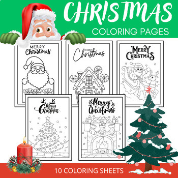 Festive Christmas Delights: Coloring Pages to Brighten Your Holiday Season