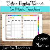 Festive Digital Music Teacher Planner