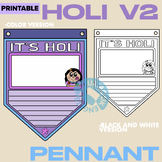 Festive Holi Creative Writing Pennant - Holi Fact Sheet / 