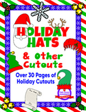 Christmas Holiday Hats, Santa Hats with Beards, & Reindeer