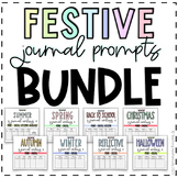 Festive Journal Prompts Bundle | Print & Digital