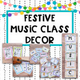 Festive Music Classroom Decor Bundle