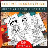 Festive Thanksgiving Coloring Bonanza for Kids