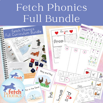 Preview of Fetch Phonics Kindergarten Curriculum