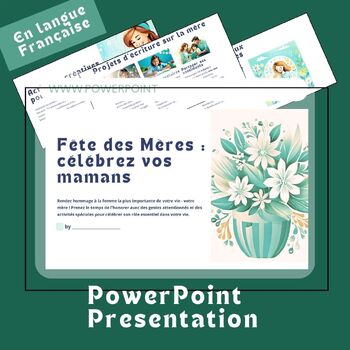 Preview of Fete des Mers celebrez vos Mamans, PowerPoint  Presentation, Guide Pratique.