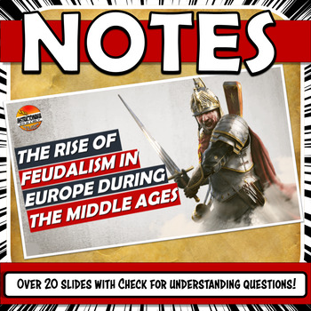 Preview of Feudal Europe PowerPoint & Slides With Check for Understanding Questions