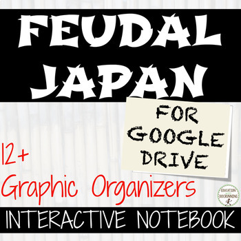 Feudal Japan Digital Graphic Organizers for Google Drive