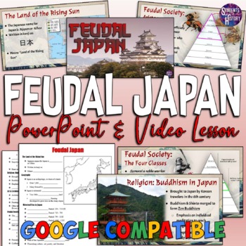 Preview of Feudal Japan PowerPoint and Flipped Video Lesson