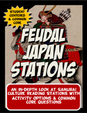 Feudal or Medieval Japan Stations Centers & Graphic Organi