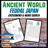 Feudal Japan Vocabulary Crossword and Word Search Enrichment FUN