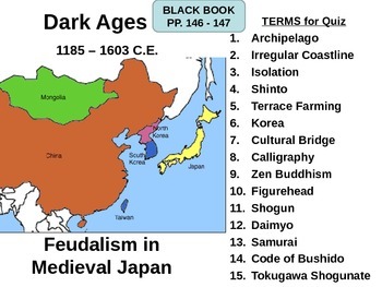 Preview of Feudalism in Medieval Japan LESSON BUNDLE