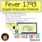 Fever 1793 Digital Interactive Notebook Distance Learning