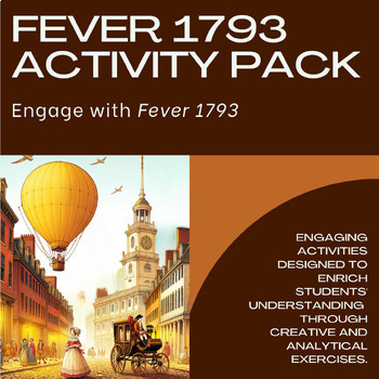 Preview of Fever 1793: Full Novel Activity Pack