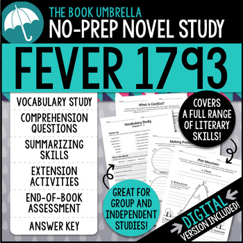 Preview of Fever 1793 Novel Study { Print & Digital }