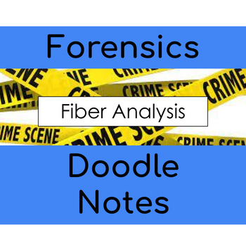 Preview of Fiber Analysis Doodle Notes