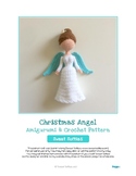 Fiber Art Craft: Christmas Angel Amigurumi Crochet Doll Pattern