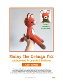 Fiber Art Craft: Finley Fox Amigurumi Crochet Stuffed Anim