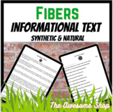 Fiber Arts Informational Text Natural & Synthetic Fibers